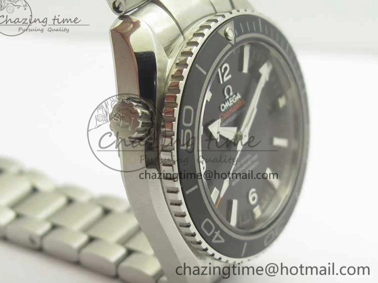 0801 Durable Planet Ocean Professional Ceramic Bezel 42mm 1:1 MK Best Edition Silver Markers On SS Bracelet A 8085